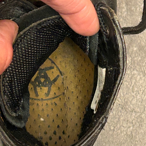 Ariat Women's Heritage Lacer II Black Deertan Boots Size 6 - Picture 9 of 13